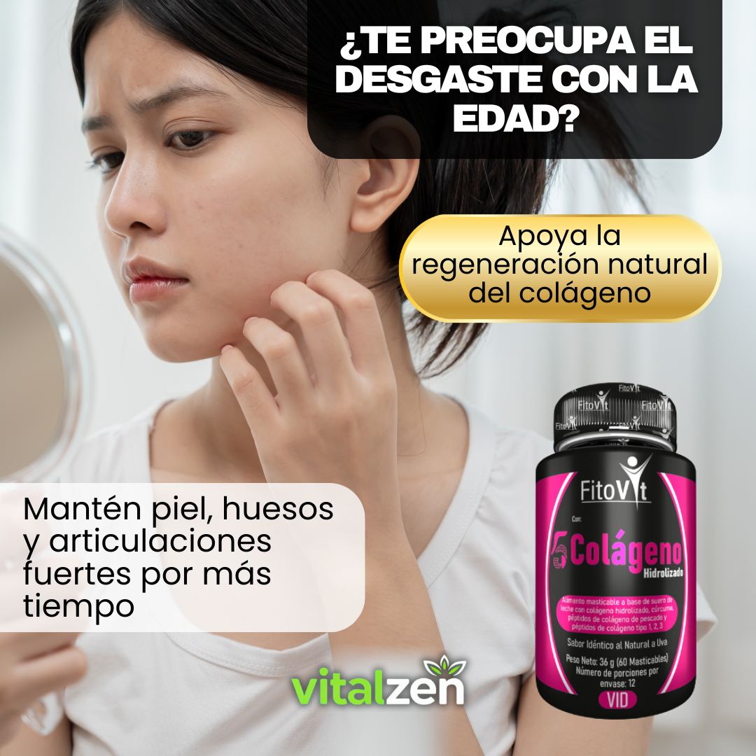 5 Colágenos Con Vitamina D - 60 Capsulas