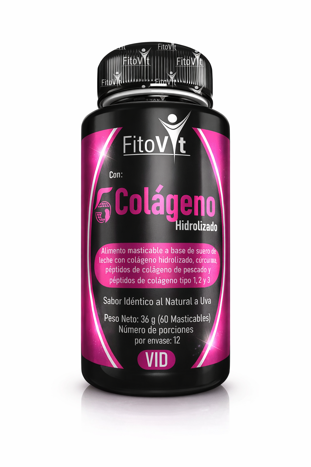 5 Colágenos Con Vitamina D - 60 Capsulas