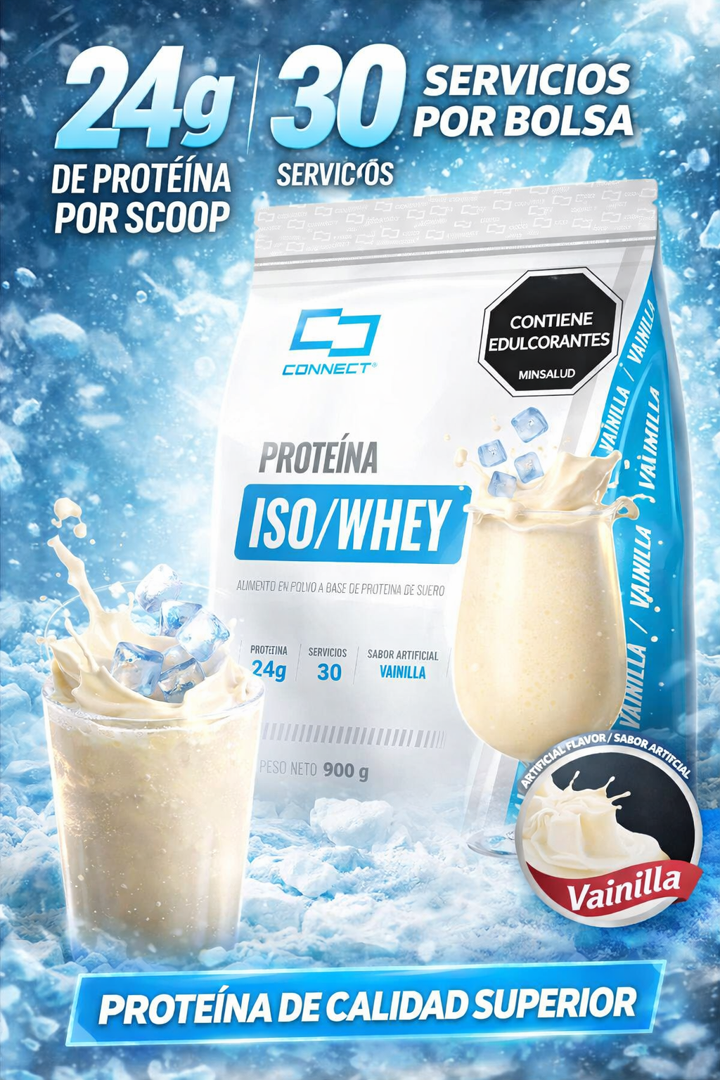 Proteina Iso Whey Connect