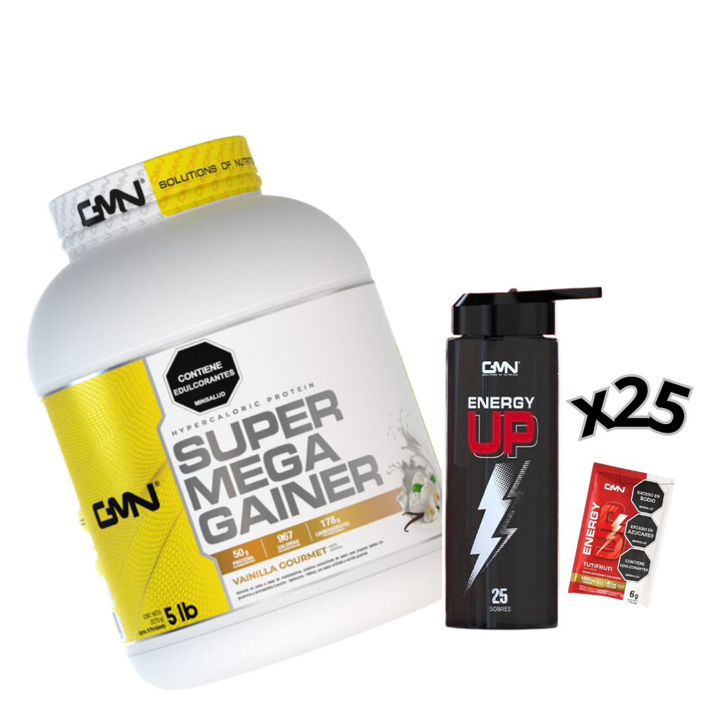 Combo Proteina 5 Lb Y Energizantes