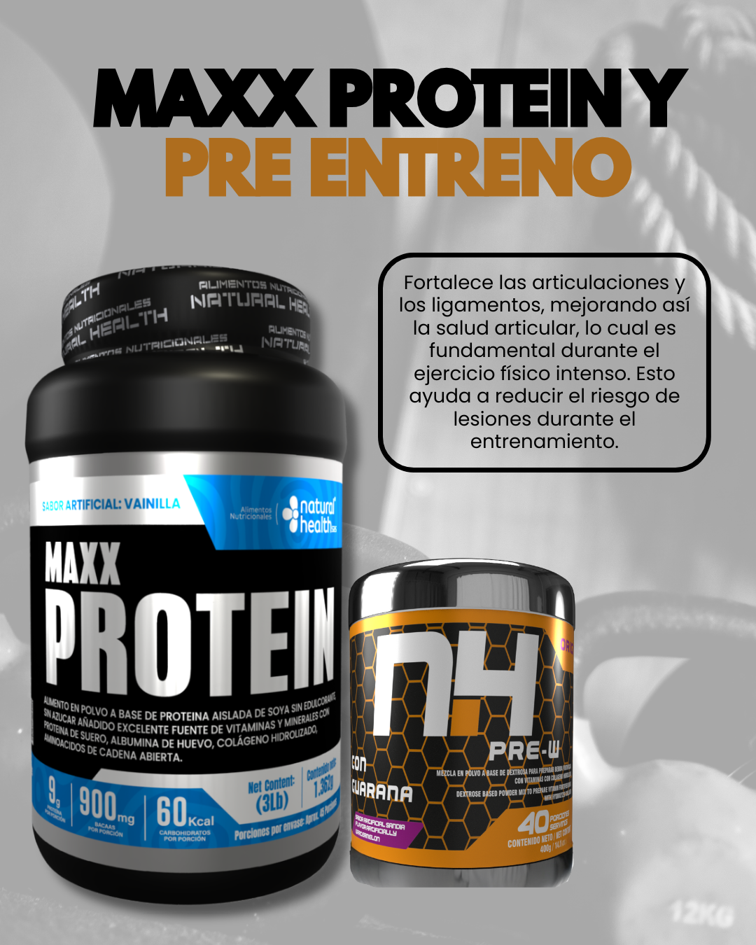 Kit Proteina Y Pre Entreno