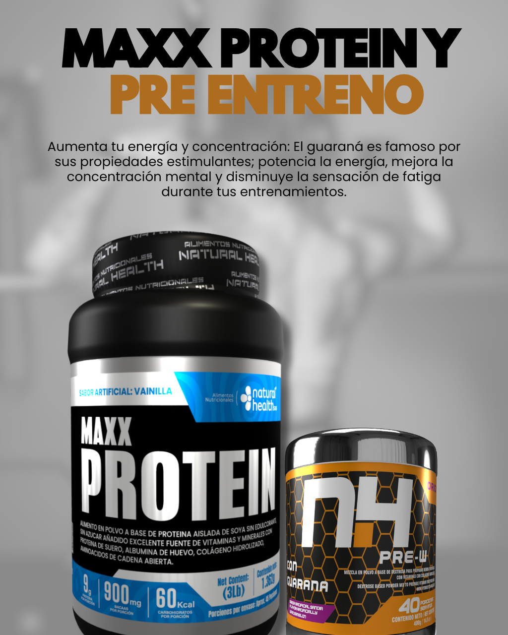 Kit Proteina Y Pre Entreno