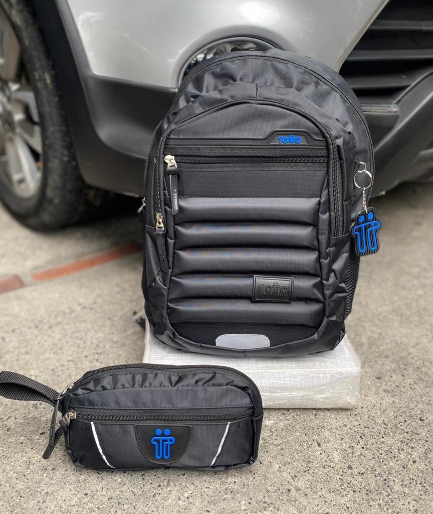 BOLSO/MOCHILA + LONCHERA + CARTUCHERA TOTTO