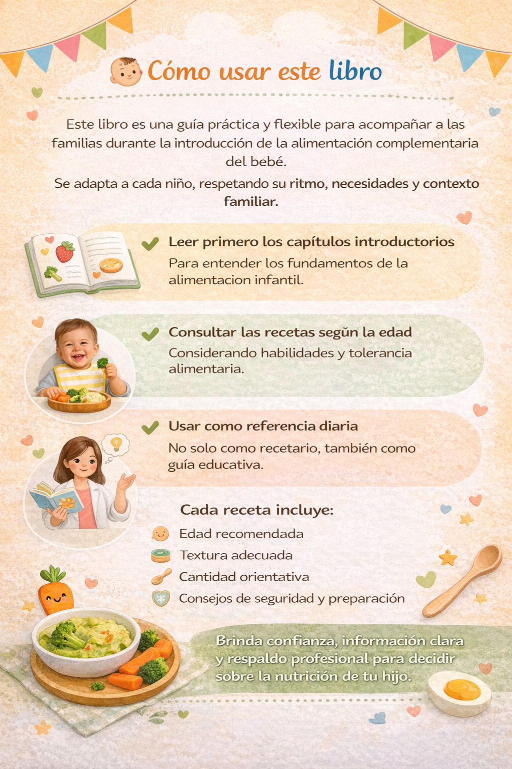 100 Recetas fáciles y saludables para tu Bebé PDF