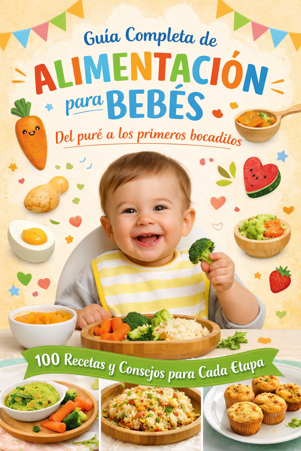 100 Recetas fáciles y saludables para tu Bebé PDF